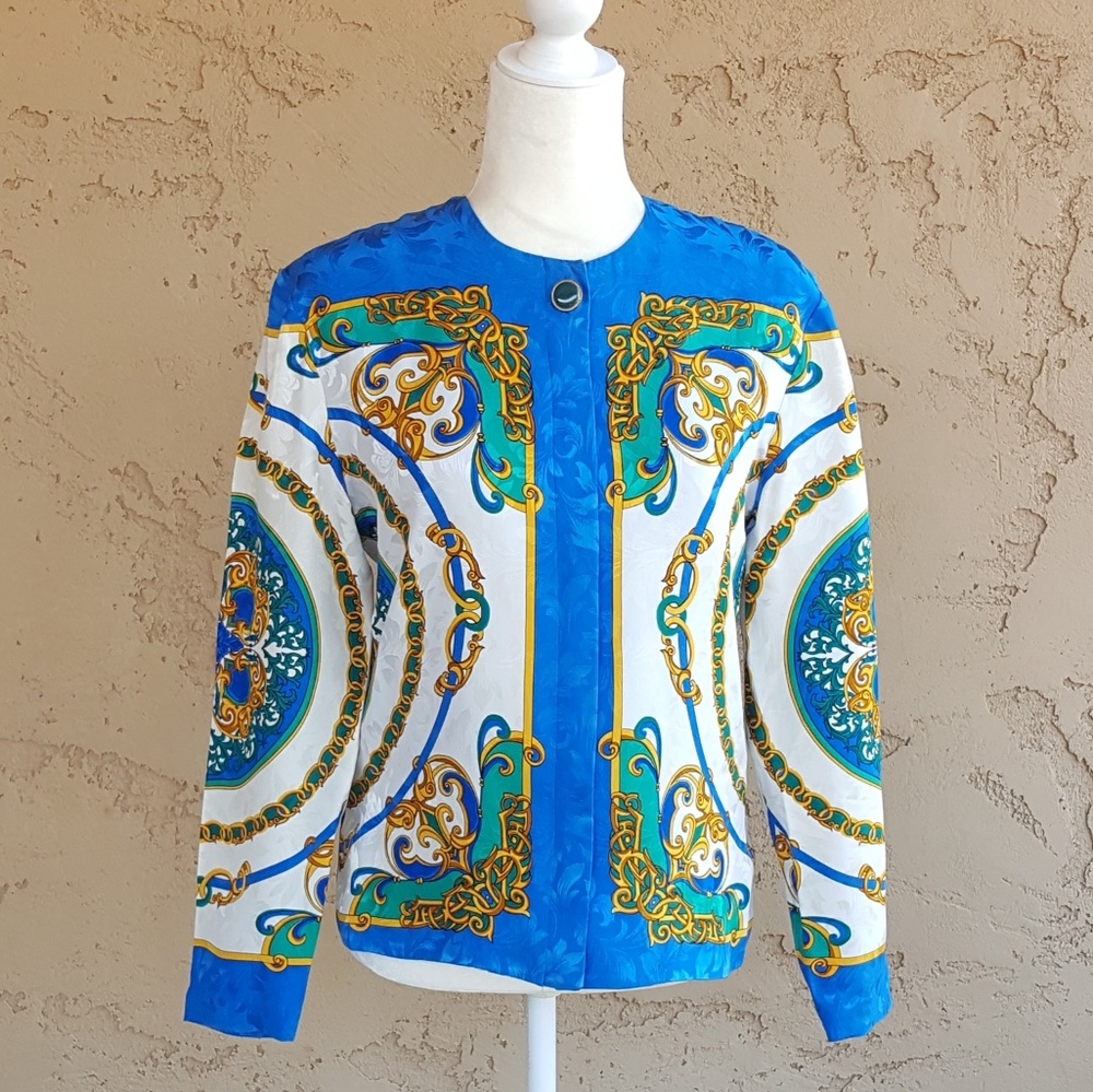 Vintage - Adrianne Papell Italian Silk Blouse